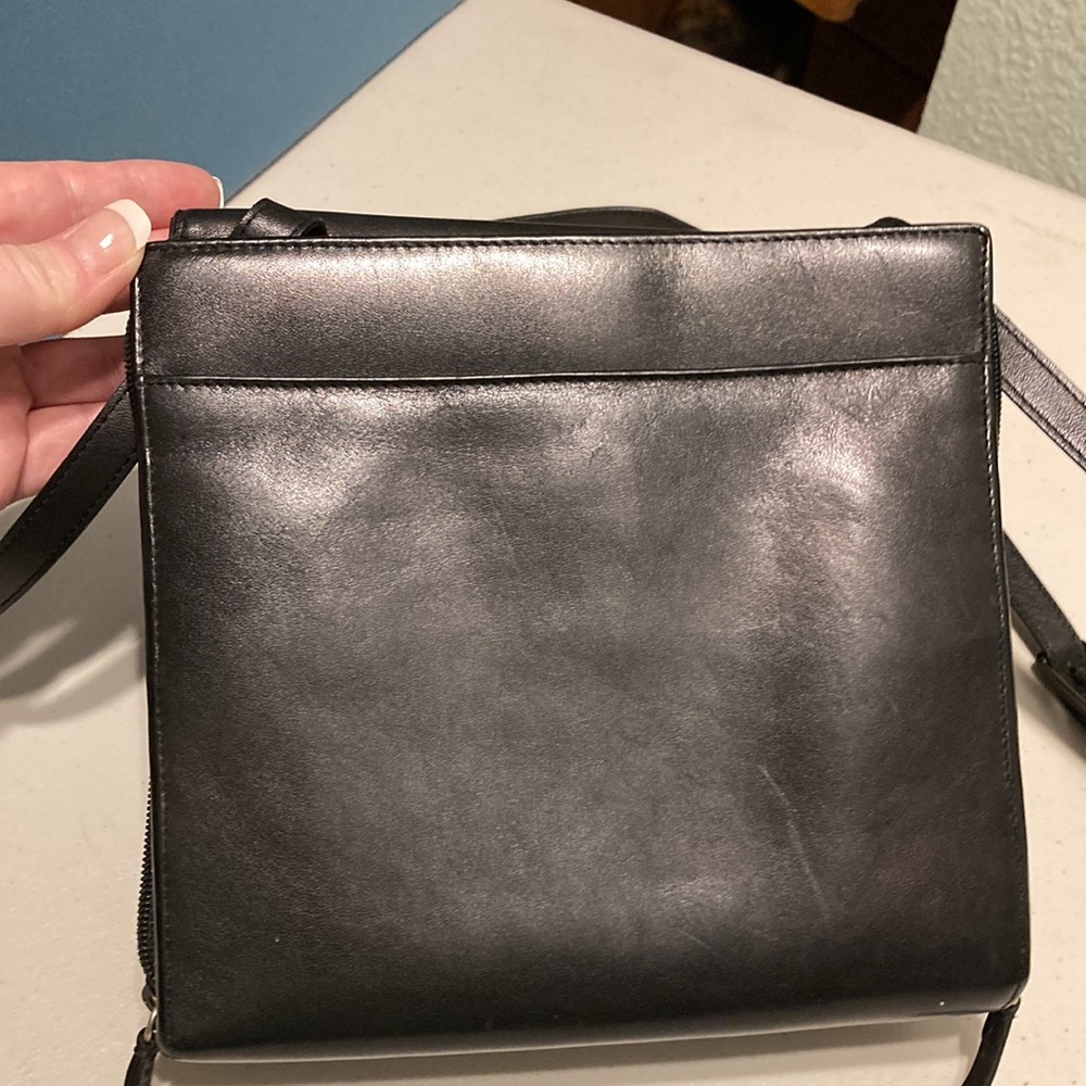 CASLON genuine leather cross body bag